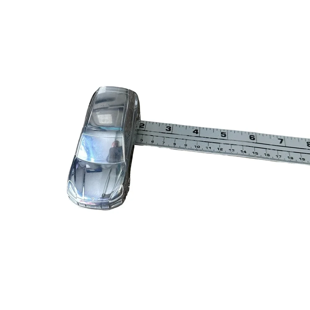 Porsche Cayenne Turbo Limited Edition Model Silver Metal Paperweight Desktop SUV